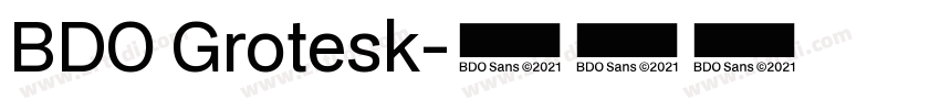 BDO Grotesk字体转换